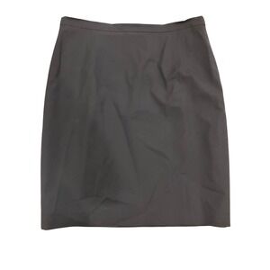 Vintage Escada Black Wool Blend‎ Pencil Skirt Classic Career Office Professional